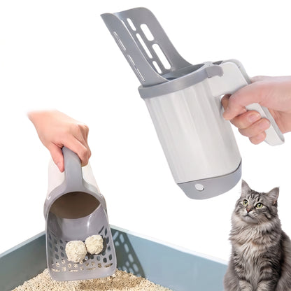 Pawlio Scoop & Seal™ – 2-in-1 Cat Litter Scoop